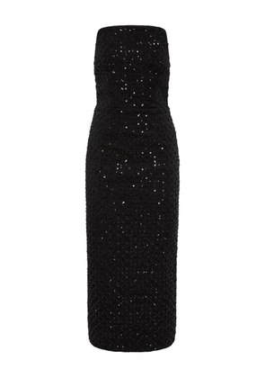 Rebecca Vallance sequin neve midi dress - Black