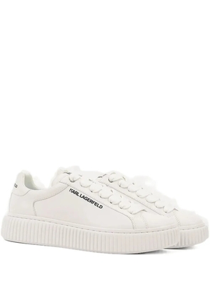 Karl Lagerfeld logo sneakers - White