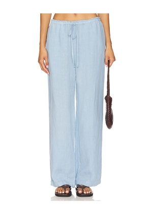 VIR VITA Delphine Linen Pant in Baby Blue. Size S. Also in XS.