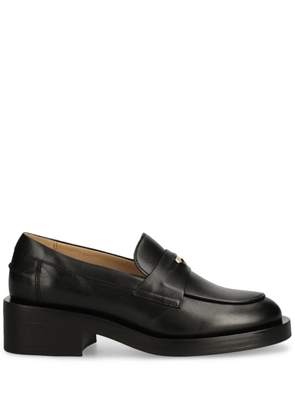 BOSS leather loafers - Black