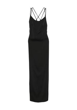 RHIZOME Merida side-split maxi dress - Black