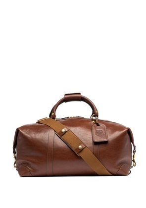 Ghurka Cavalier II leather holdall - Brown