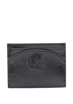 Christian Louboutin Pre-Owned 2021 Loubi54 leather card holder - Black