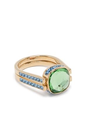 Swarovski Chroma ring - Gold