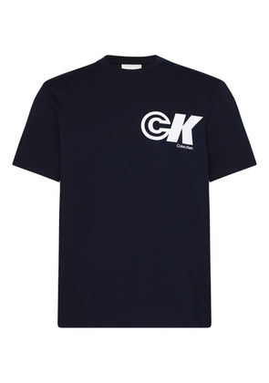 Calvin Klein logo-print T-shirt - Blue