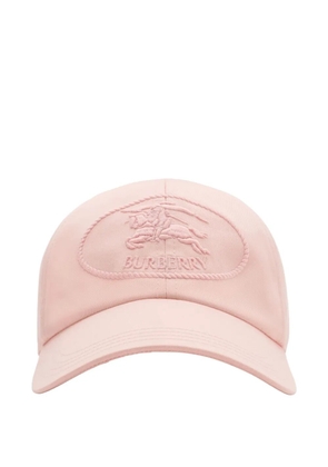 Burberry Knight Stamp gabardine baseball cap - Pink
