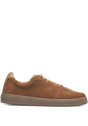 Les Deux suede panelled sneakers - Brown