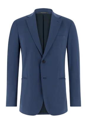 Boggi Milano single-breasted patch pocket jacket - Blue