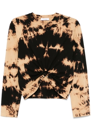 Rabanne abstract-print T-shirt - Black