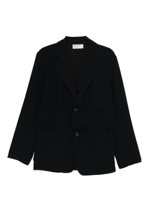 Universal Works textured blazer - Blue