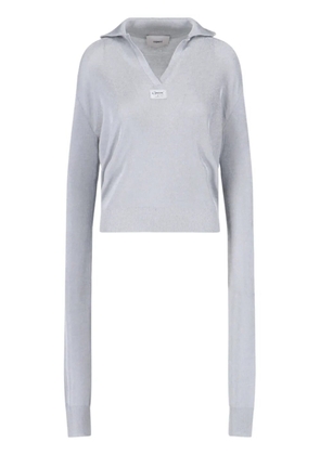 Coperni Knotted polo top - Grey