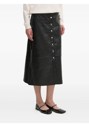 DKNY button midi skirt - Black