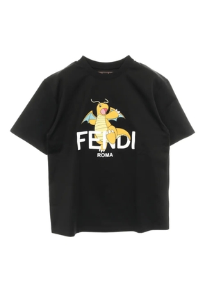 Fendi Pre-Owned 2010s × FRGMT × POKÉMON Dragonite short-sleeve t-shirt - Black