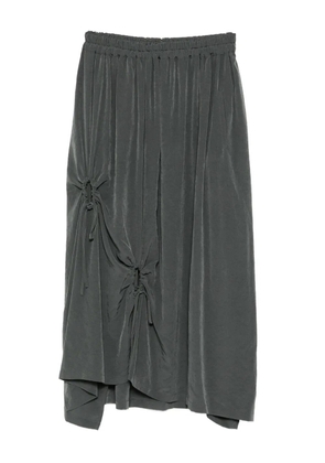 Y's asymmetric skirt - Grey
