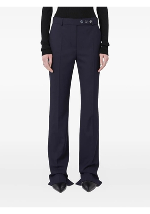 Max Mara split-hem trousers - Blue
