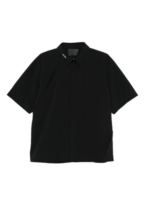 HELIOT EMIL pin-detailed panelled shirt - Black
