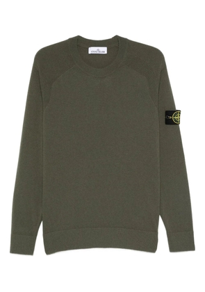 Stone Island raglan-sleeves wool sweater - Green
