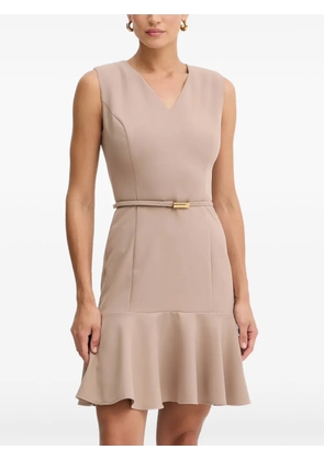 MARCIANO by GUESS belted V-neck midi dress - Neutrals