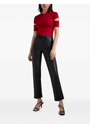 Marcella Esme cut-out-detail T-shirt - Red