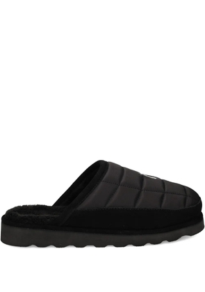 Polo Ralph Lauren quilted logo slippers - Black