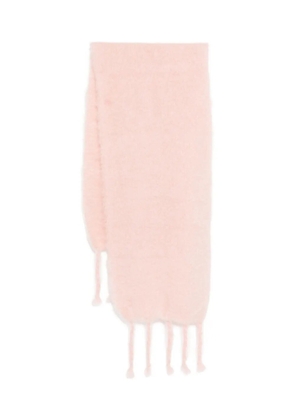 JIL SANDER+ logo-patch scarf - Pink