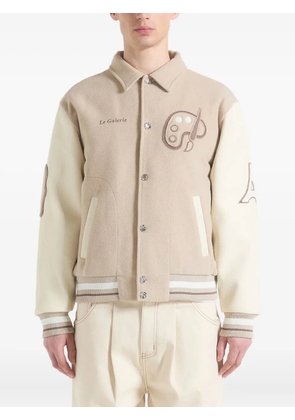 Manière De Voir Le Galerie varsity jacket - Neutrals