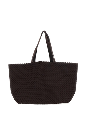 NAGHEDI large woven tote bag - Brown