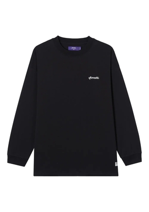 aftermaths mountain-graphic long-sleeve T-shirt - Black
