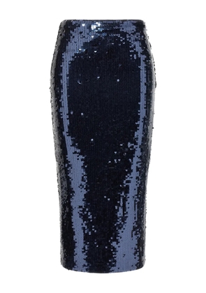 ROTATE BIRGER CHRISTENSEN sequin pencil skirt - Blue