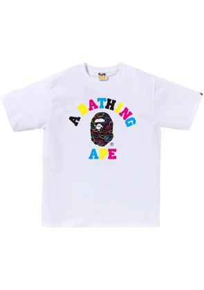A BATHING APE® logo-print T-shirt - White