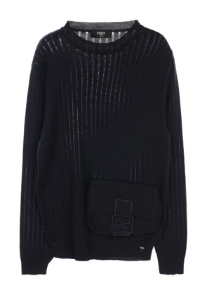 Fendi Pre-Owned 2010s virgin-wool jumper - Blue
