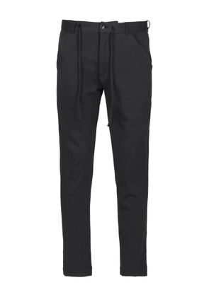 Hannes Roether drawstring tailored trousers - Black