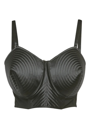 Jean Paul Gaultier Pre-Owned structured corset top - Black
