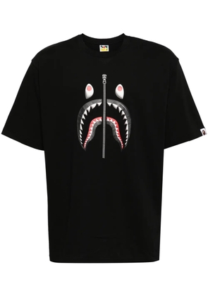 A BATHING APE® graphic-print cotton T-shirt - Black
