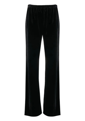 Philosophy Di Lorenzo Serafini wide-leg velvet trousers - Black
