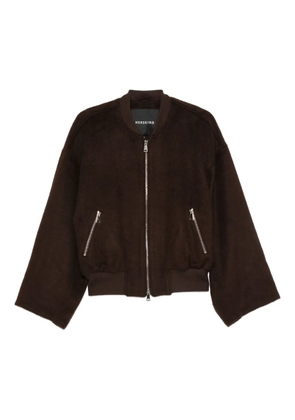 HERSKIND wool bomber jacket - Brown