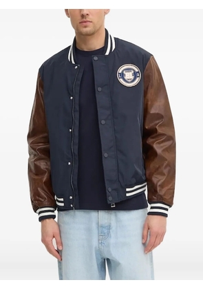 GUESS USA Twill patch bomber jacket - Blue