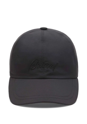 Brioni Performa embroidered cap - Blue