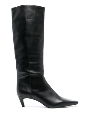 Reformation Remy 50mm knee-high boots - Black