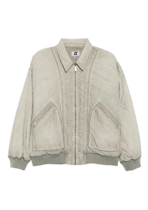 izzue zip-up puffer jacket - Grey