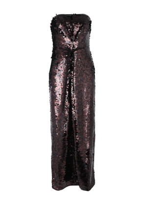 STAUD Cece sequin-embellishment midi dress - Black