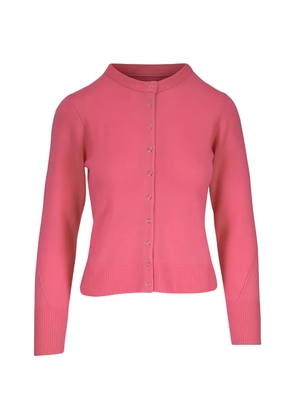 Kinross Cashmere press-stud cardigan - Pink