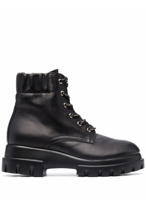 AGL Maxine Lux lace-up boots - Black