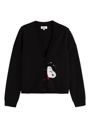 Chinti & Parker Snoopy Peekabow cardigan - Black