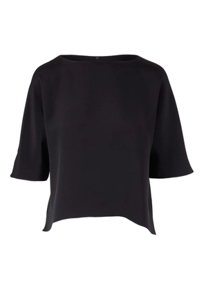 Peter Cohen boat-neck short-sleeves top - Black
