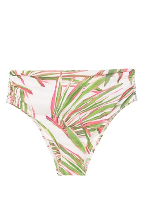 Lenny Niemeyer abstract-print high-waist bikini bottoms - Green