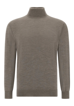 Boggi Milano turtleneck merino wool sweater - Grey