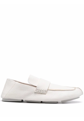 Marsèll Toddone pebbled-leather loafers - White