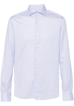 Glanshirt striped cotton shirt - Blue