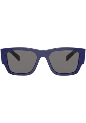 Prada Eyewear square-frame logo sunglasses - Blue